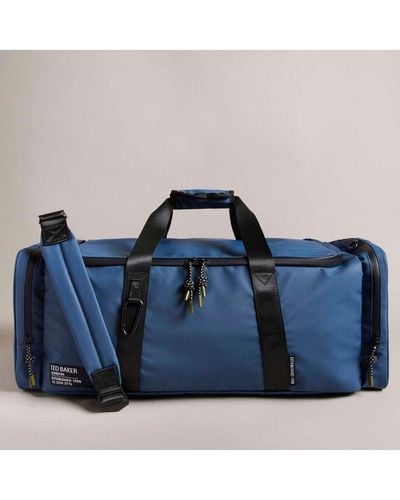 Ted Baker Accessories Hyke Rubberished Holdall Bag - Blue