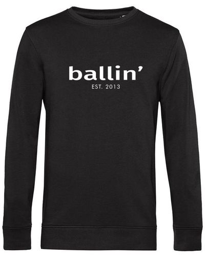 Ballin Amsterdam Est. 2013 Sweaters Basic Sweater Zwart