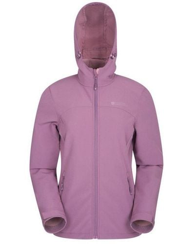 Mountain Warehouse Exodus Ademend Soft Shell Jasje (donker Paars)