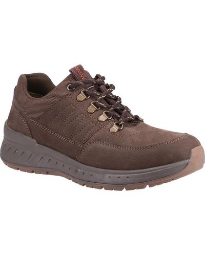 Cotswold Longford Leather Shoes - Brown