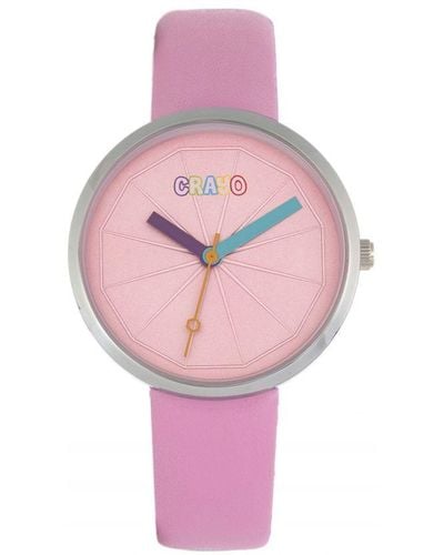 Crayo Metric Watch Stainless Steel - Pink
