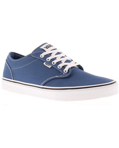 Vans Skate Shoes Court Shoes Trainers Mn Atwood Lace Up - Blue