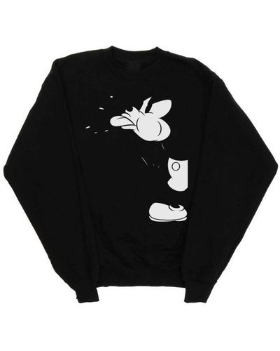Disney Mickey Mouse Cut Sweatshirt - Black