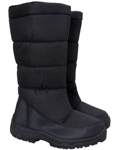 Mountain Warehouse Ladies Icey Long Snow Boots () - Black