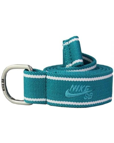 Nike Skateborading Adjustable Light Belt 347644 332 Cotton - Blue