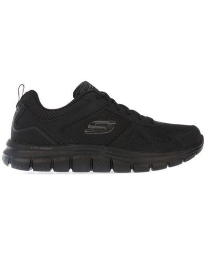 Skechers Track Scloric Zwarte Sneakers Voor