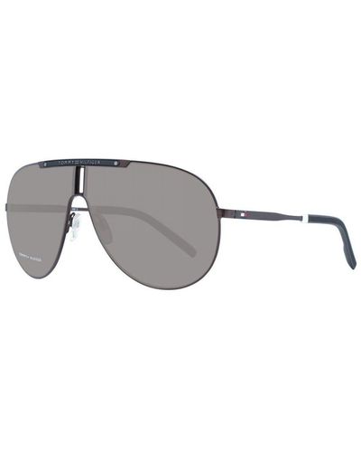 Tommy Hilfiger Aviator Sunglasses With Frame And Lenses - Grey