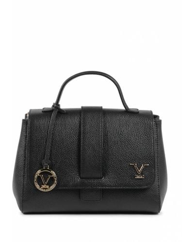 Versace 1969 Abbigliamento Sportivo Srl Milano Italia 19V69 Handbag Bc10280 52 Dollaro Nero Leather - Black