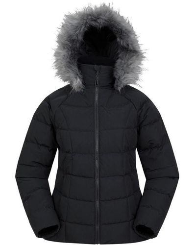 Mountain Warehouse Ladies Isla Extreme Short Down Jacket () - Black