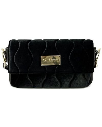 Gio Cellini Milano Gio Clip Fastening Handbag With Shoulder Strap - Black