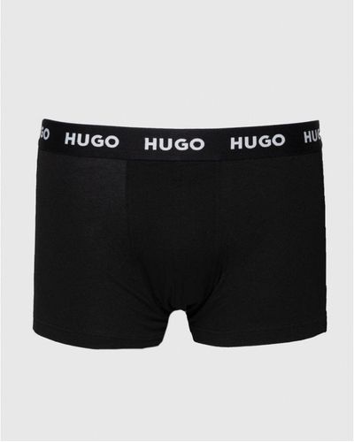 HUGO Triple Pack Trunks Nos - Black