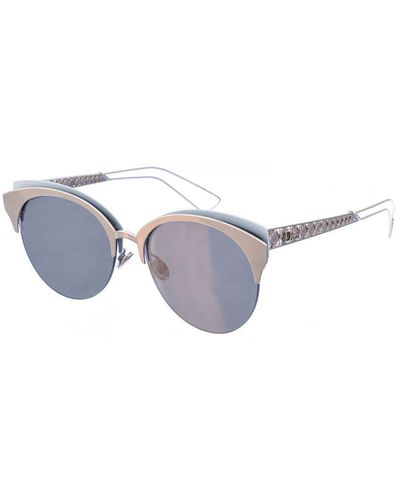 Dior Amaclub Cat-Eye Metal Sunglasses - Metallic