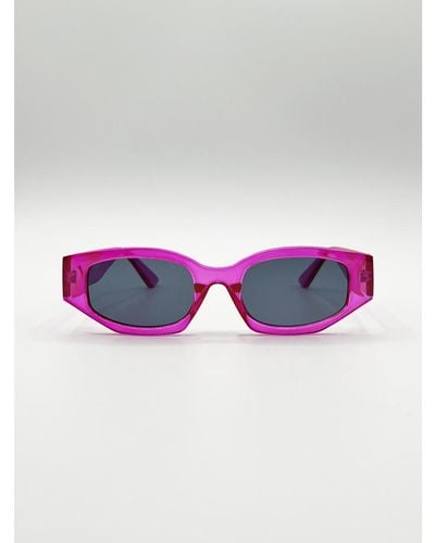 SVNX Angular Sunglasses - Purple
