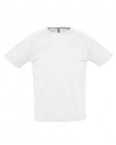 Sol's Sporty Short Sleeve Performance T-Shirt () - White