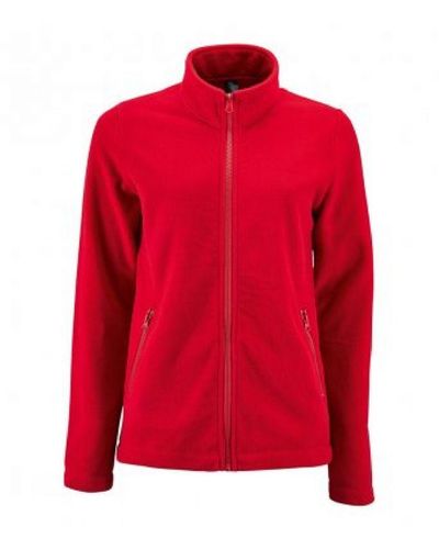 Sol's Ladies Norman Fleece Jacket () - Red