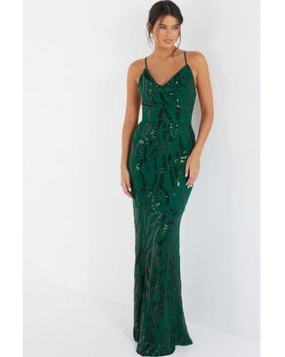 Quiz long on sale dresses
