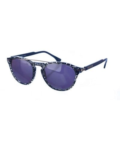 Armand Basi Ab12290 Oval Shape Sunglasses - Blue