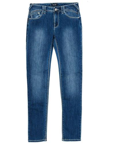 Armani S Long Skinny Fit Jeans C5j28-8k Cotton - Blue