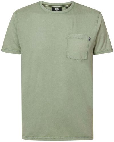 Petrol Industries Vintage Pocket T-shirt - Groen