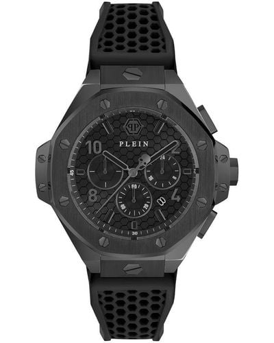 Philipp Plein Chrono Royal Watch Pwpra0924 Silicone - Black