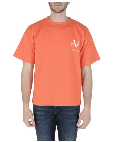 Versace 1969 Abbigliamento Sportivo Srl Milano Italia 19V69 T-Shirt Azir Cotton - Orange