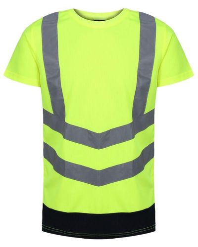 Regatta Pro High-vis T-shirt Met Korte Mouwen (geel/zwaar)