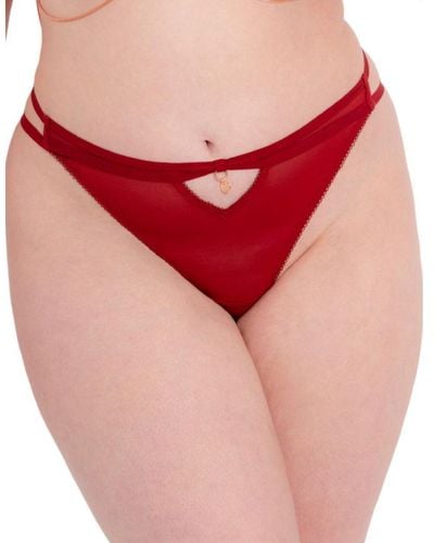 Curvy Kate St016200 Scantilly By Unchained Thong - Red
