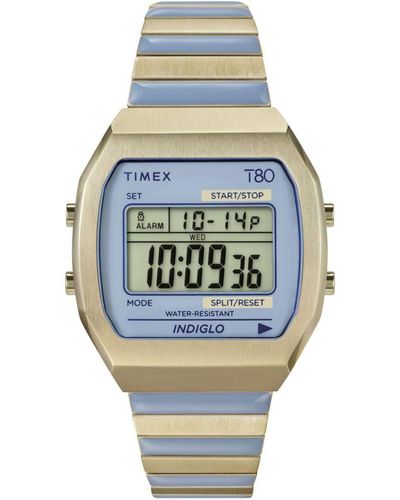 Timex T80 Watch Tw2W40800 Stainless Steel (Archived) - Grey