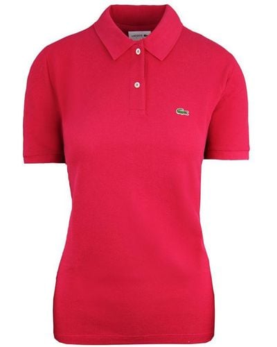 Lacoste Classic Fit Polo Shirt Cotton - Red