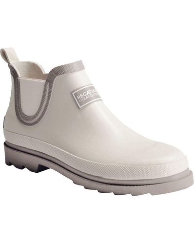 Regatta Lady Harper Welly Ankle Height Boots - White