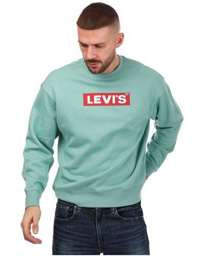 Levi's Levi's Relaxed Graphic Crew Sweatshirt - Green
