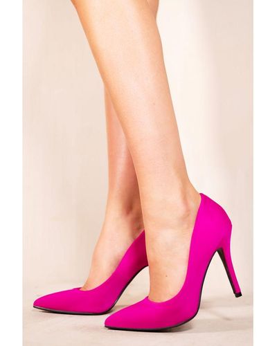 Where's That From Wheres 'Leah' Toe Pump High Heel - Pink