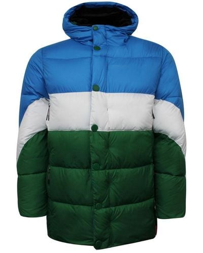 HUNTER Original Puffer Blue/green Jacket Textile
