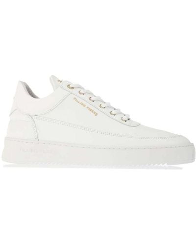 Filling Pieces Womenss Eva Lane Low Top Trainers - White