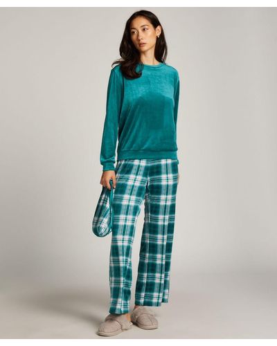 Hunkemöller Pyjamaset Met Tas - Blauw