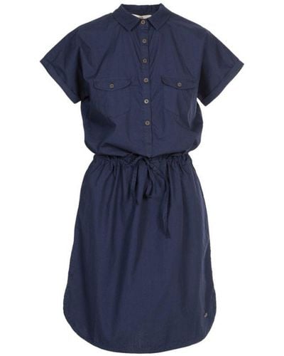Trespass Talula Summer Shirt Dress - Blue