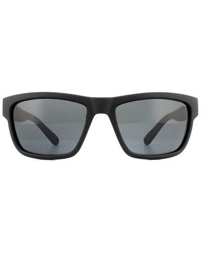 Polaroid Sport Wrap Polarized Sunglasses - Grey