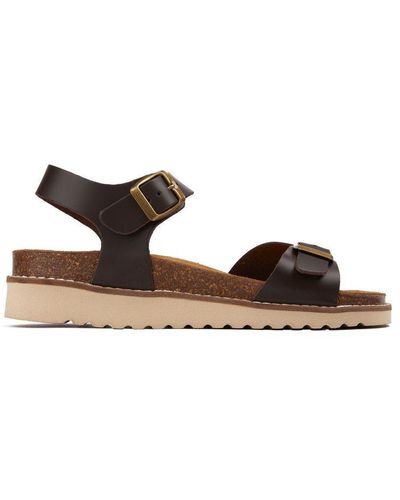 Sole Geri Footbed Sandals - Brown