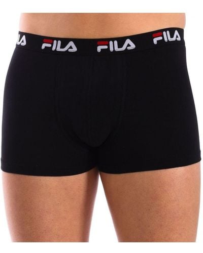 Fila Classic Breathable Fabric Boxer Fu5232 - Black