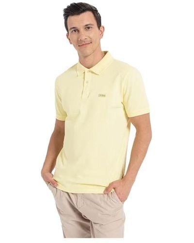 Guess Klassiek Logo-poloshirt Voor - Metallic