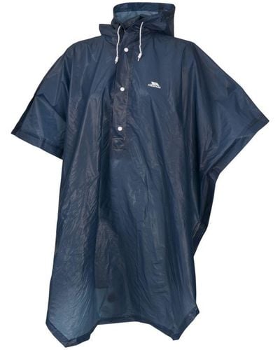Trespass Adults Canopy Packaway Poncho - Blue
