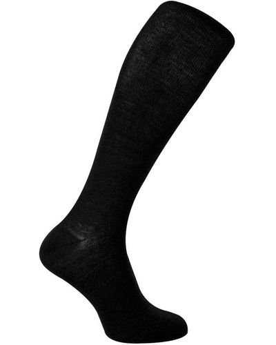 Steve Madden Knee High Merino Wool Socks - Black
