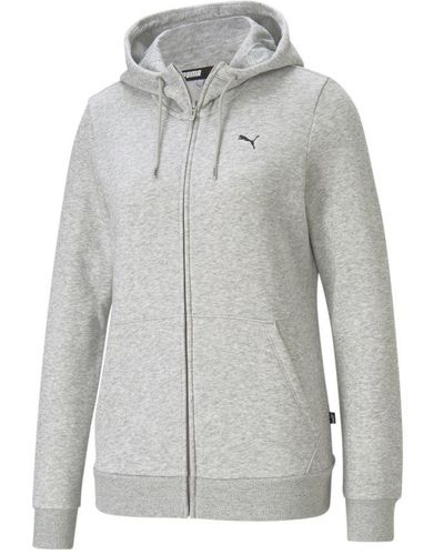 PUMA Essentials Full-Zip Hoodie - Grey