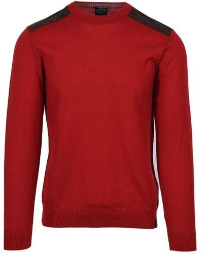 Paul & Shark And Crew Neck Knitwear - Red