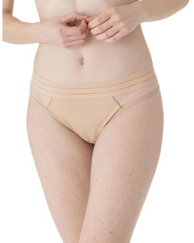 Maison Lejaby 171261 Nufit Tanga Briefs Cotton - Natural