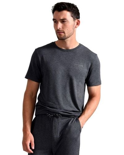 Ted Baker Short Sleeve Pyjama Top - Black