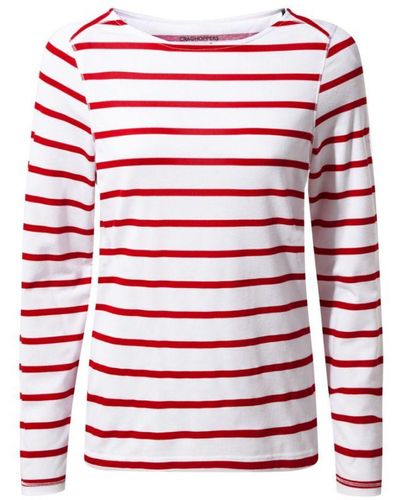 Craghoppers Nosi Life Erin Long Sleeve Summer Top - Red