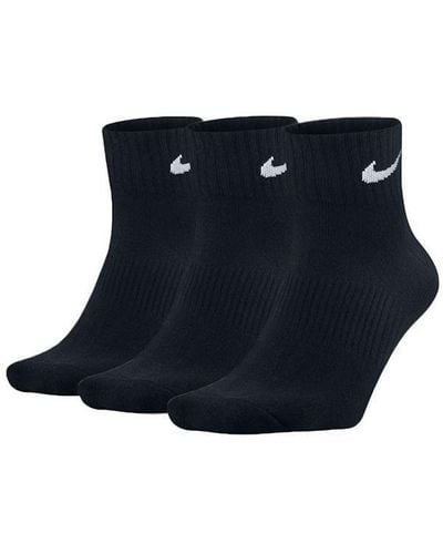 Nike Dry Cushion Everyday Ankle Socks (3 Pairs) - Blue