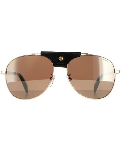 Chopard Aviator Shiny Rose Mirror Polarised Schf22 Metal (Archived) - Brown