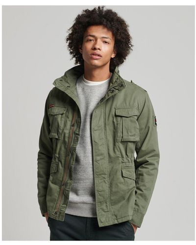 Superdry Classic Rookie Jacket Cotton - Green